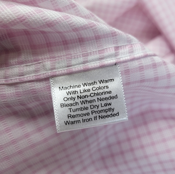 Joseph Abboud Mens Pink Dress Shirt. Size 20 34/35. Brand new - Picture 9 of 14